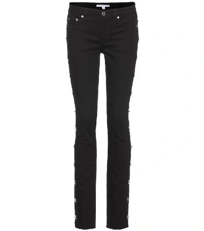 Givenchy Embellished Skinny Jeans In Black