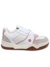 Dsquared2 Spike Sneaker In White Leather In White