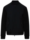 DSQUARED2 DSQUARED2 BOMBER JACKET IN BLACK WOOL