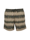 Apc A.p.c. Swimsuit With Print In Brown