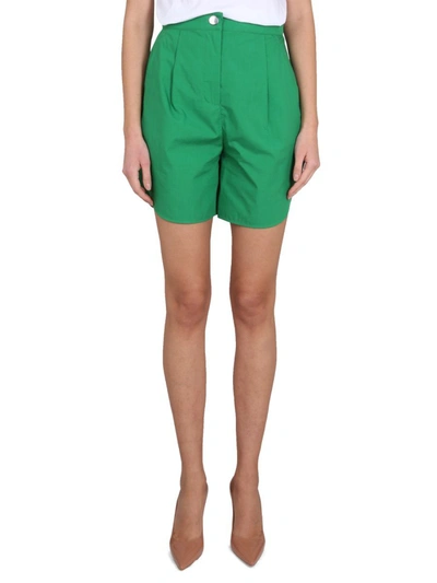 Boutique Moschino "sport Chic" Shorts In Green