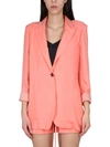Alysi Twill Jacket In Pink