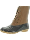 Jbu By Jambu Womens Waterproof Faux Fur Lined Rain Boots In Grey