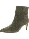 Sam Edelman Ulissa Womens Zipper Heels Ankle Boots In Green