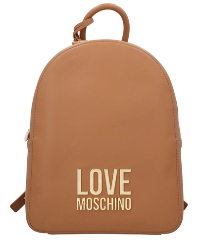 Love Moschino Backpack In Brown