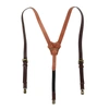 CROOKHORNDAVIS THE BRISTOL CLIP END LEATHER BRACES WITH ELASTIC BACKSTRAP