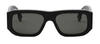 FENDI FE 40106 I 02A FLAT TOP SUNGLASSES