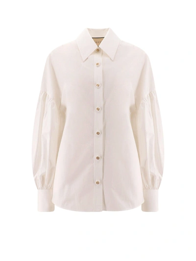 Gucci Poplin Shirt In White