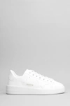 GOLDEN GOOSE GOLDEN GOOSE PURE STAR SNEAKERS IN WHITE LEATHER