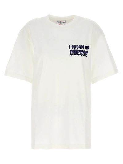 Jw Anderson I Dream Of Cheese T-shirt In White