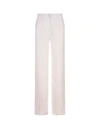 Givenchy Stone Grey Melange Denim Oversized Jeans In Bianco