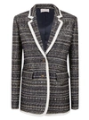 Valentino Tweed Party Single-breasted Blazer In Default Title