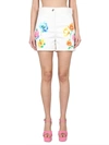 BOUTIQUE MOSCHINO BOUTIQUE MOSCHINO SHORTS IN BRODERIE ANGLAISE FLOWER CHINÉ