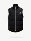 Moose Knuckles Montreal Brand-plaque Cotton-blend-down Vest In Black