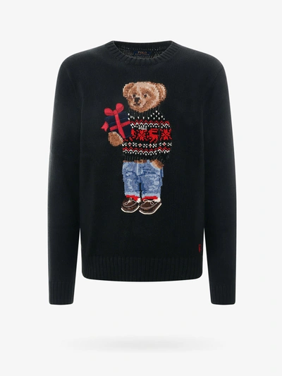 Polo Ralph Lauren Polo Bear Sweater In Black