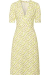 Tomas Maier Printed Crepe Dress