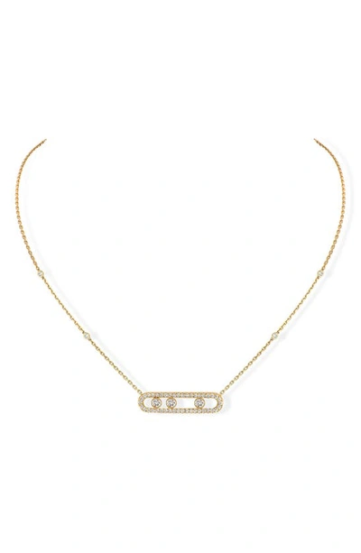 Messika Yellow Gold And Diamond Move Classique Necklace