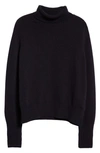 Victoria Beckham Polo Neck Jumper In Navy