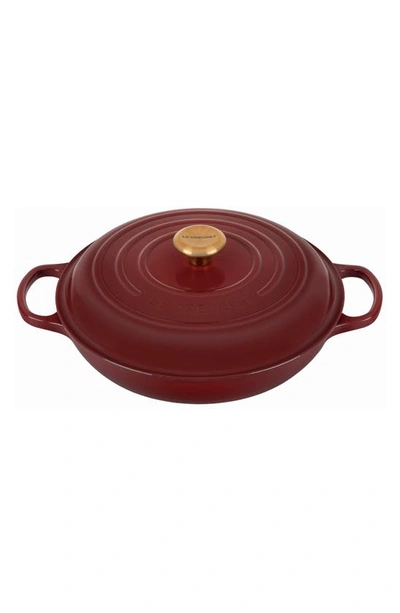 LE CREUSET SIGNATURE 3.5-QUART ENAMELED CAST IRON BRAISER