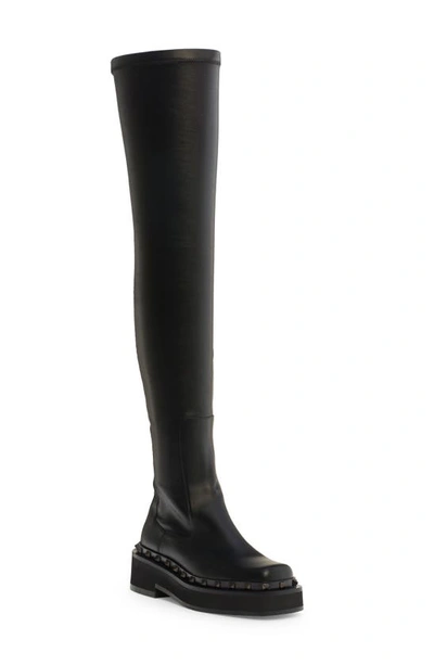 VALENTINO GARAVANI M-WAY ROCKSTUD PLATFORM OVER THE KNEE BOOT