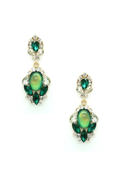 Eye Candy La Nyree Earrings In Green