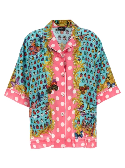 Versace La Vacanza Capsule Shirt In Multicolor