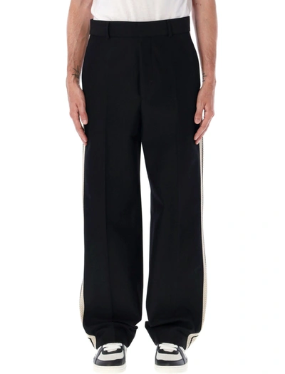 Palm Angels Suit Track Pant In Black/white