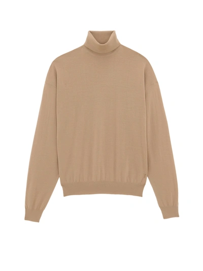 Saint Laurent Sweater In Cream