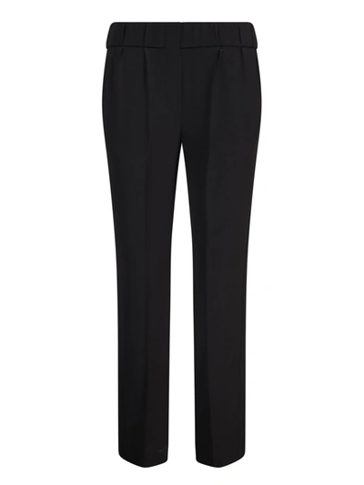Brunello Cucinelli Cady Cropped Trousers Black