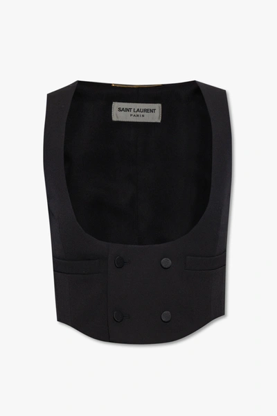 Saint Laurent Wool Vest In New