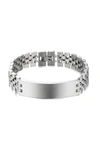 Eye Candy La Pete Chain Bracelet In Silver