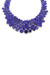 Eye Candy La Luxe Collection Crystal Necklace In Blue