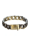 Eye Candy La The Bold Collection Titanium Christian Bracelet In Gold