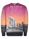 Aries Printed Wool Blend Sweater In Multi