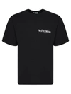 Aries No Problemo Print Cotton T-shirt In Black