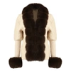 Wanan Touch Jacket Andò Beige With Fur