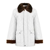 Wanan Touch Molly Bianca Leather And Mink Jacket