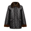 Wanan Touch Molly Black Leather And Mink Jacket