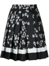 MACGRAW DAISY CHAIN SILK SHORT SKIRT,D02112122365