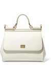 Dolce & Gabbana Women's Large Sicily Leather Top Handle Bag