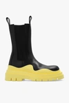 Bottega Veneta Black Tire Chelsea Boots