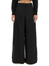 Palm Angels Cargo Pants In Nero