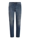 Dondup Denim Jeans In Clear Blue
