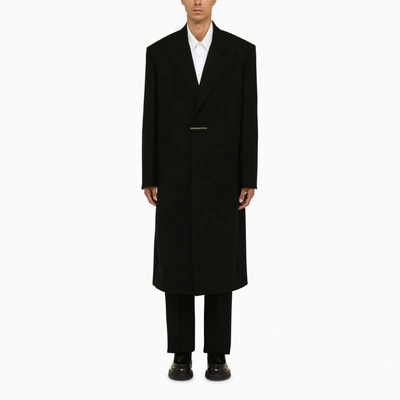 Givenchy Black G Lock Single-breasted Coat