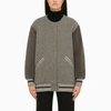 Givenchy Grey Wool Bomber Jacket In Grey