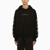 OFF-WHITE OFF-WHITE™ BLACK LOGOED HOODIE