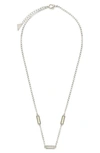 STERLING FOREVER PAVATI OPAL NECKLACE