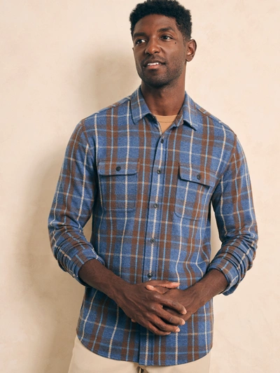 Faherty Legend&trade; Sweater Shirt (tall) In Alpine Lake Plaid