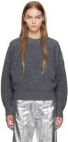 ISABEL MARANT ÉTOILE GRAY BLOW CREWNECK