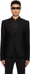 RICK OWENS BLACK 73CMS SOFT BLAZER